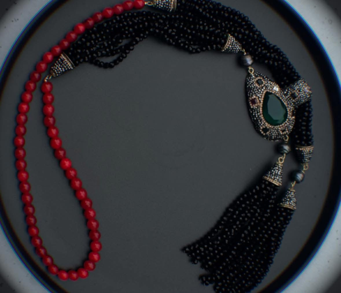 Ottoman style long Necklace